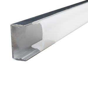 Profil Aluminiu "Listello" pentru Banda LED-Argintiu Lucios