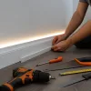 Plinta polimer LED iluminare ambientala pentru interioare moderne